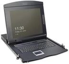 Digitus 17" LCD KVM Konsole, 1-Port VGA, deutsche Tastatur