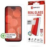 DISPLEX Panzerglas + Schutzh&uuml;lle f&uuml;r Apple iPhone 15
