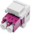 Digitus LWL LC/LC-Duplex-Kupplung, Multimode-OM4, Keystone-Modul