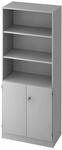 HAMMERBACHER Regalschrank V6770, V6770/5/5/SG lichtgrau
