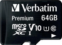 Verbatim Speicherkarte micro SDXC Card 64GB