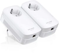TP-LINK TL-PA8010PKIT AV1200 Gigabit Powerline Starterkit mit Frontsteckdose