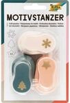 folia Motivlocher-Set Weihnachten