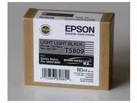 Epson C13T580900, Epson T5809 Druckerpatrone schwarz hell hell 80ml (C13T580900)