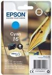 Epson Original 16 F&uuml;ller Druckerpatrone - cyan (C13T16224012)