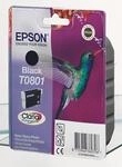 Epson Original T0801 Kolibri Druckerpatrone schwarz Blister 330 Seiten 7ml