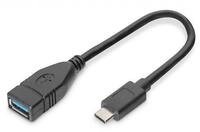 Digitus USB-Adapterkabel - USB Typ A / USB-C 0,15cm