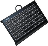 KeySonic KSK-3011ELC kabelgebundene Super-Mini Tastatur - QWERTZ DE - schwarz