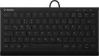 KeySonic KSK-5011ELC kabelgebundene Super-Mini Tastatur - QWERTZ DE - schwarz