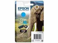 Epson Original 24XL Elefant Druckerpatrone cyan 740 Seiten 9ml (C13T24324012)