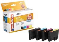 edding Druckerpatronen EDD-407 schwarz, cyan, magenta, gelb kompatibel zu EPSON