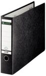 LEITZ Ordner R&uuml;ckenbreite 7.8 cm DIN A3 quer Karton schwarz marmoriert