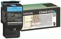 Lexmark Original Toner cyan 4.000 Seiten (C544X1CG) f&uuml;r C544dn/dtw/dw/n,...