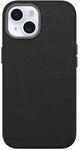 OtterBox Symmetry Cactus Leather f&uuml;r Apple iPhone 15 Noir Ash - black