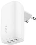 Belkin BoostCharge 67 W 3x USB-C Ladeger&auml;t mit PPS, wei&szlig;