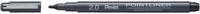 Pentel Pointliner Fineliner 2.0 mm Schwarz