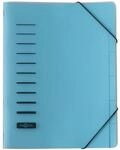 PAGNA Gliederungsordner 6 F&auml;cher mit Register - blau