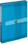 herlitz Heftbox 4 cm DIN A4 transparent blau