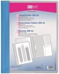 VELOFLEX Schnellhefter DIN A4 &uuml;berbreit PVC hellblau