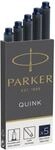 PARKER QUINK Mini-Tintenpatrone blau-schwarz
