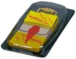 Post-it&reg; Index Haftmarker gelb "Unterschrift" 50 Streifen