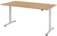HAMMERBACHER elektrisch h&ouml;henverstellbarer Schreibtisch VXMST2E/E/S eiche