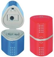 FABER-CASTELL Dosenspitzer dreifach blau oder rot