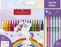 FABER-CASTELL Einhorn Filzstifte Mehrfarbig 3.0 mm