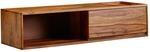 WOHNLING WL6.524 Lowboard H&auml;ngend Braun 108 cm x 34 cm x 25 cm