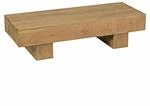 WOHNLING WL1.439 Couchtisch Massivholz Akazie 120 cm x 45 cm x 30 cm