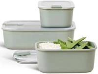 MEPAL Frischhaltedosen-Set EasyClip, nordic sage, 2 x 0,7 l / 1 x 1,5 l