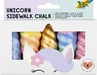 folia Einhorn Stra&szlig;enmalkreide farbsortiert