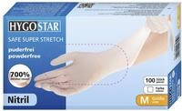 HYGOSTAR Einmalhandschuhe SAFE SUPER STRETCH M wei&szlig;