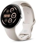 Google Pixel Watch 3 (WiFi) Sportarmband 41mm, Silber/Porzellan