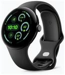 Google Pixel Watch 3 (WiFi) Sportarmband 45mm, Schwarz/Obsidian