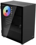AeroCool PC Geh&auml;use CS-111-G-BK-v1 Mini-Tower Schwarz