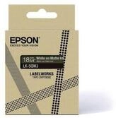 Epson LabelWorks LK-5QWJ - Wei&szlig; auf Matt-Khaki - Rolle (1,8 cm x 8 m) 1 Kassette