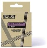 Epson LabelWorks LK-4UBP - Schwarz auf Violett - Rolle (1,2 cm x 8 m) 1 Kassette