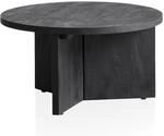WOHNLING WL6.985 Couchtisch Schwarz 60 cm x 60 cm x 33 cm