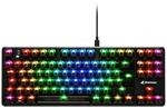 Sharkoon Crystal Shark mechanische Gaming-Tastatur, schwarz