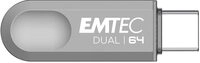Emtec D280 Dual USB-Stick 64 GB