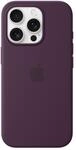 Apple Silikon Case iPhone 16 Pro mit MagSafe (pflaume)