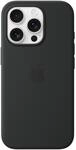 Apple Silikon Case iPhone 16 Pro mit MagSafe (schwarz)