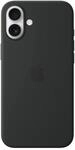 Apple Silikon Case iPhone 16 Plus mit MagSafe (schwarz)