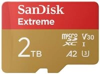 SanDisk Extreme&reg; microSDXC 2 TB + SD Adapter