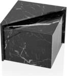 WOHNLING WL6.856 Couchtisch MONOBLOC (2er Set) Schwarz 50 cm x 50 cm x 42 cm