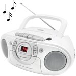 soundmaster SCD5100 Boombox wei&szlig;