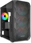Sharkoon PC Geh&auml;use MK3 RGB Black Micro-ATX schwarz
