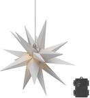 goobay Weihnachtssstern 3D, wei&szlig;