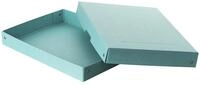 FALKEN PURE Aufbewahrungsbox 500 Blatt pastellblau 24,0 x 32,0 x 4,0 cm, 1 St.